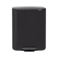 سطل زباله 60 لیتر پدالی مشکی برابانتیا brabantia