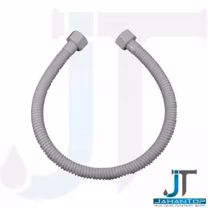 شیلنگ رابط یونیورست 50سانت فنری ریزبافت سفید کهن