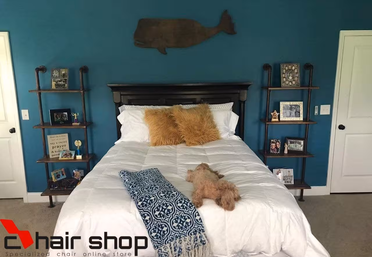 پاتختی مدرن چوب و فلز کد 9816