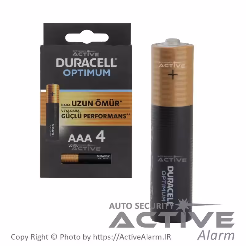 قیمت باطری نیم‌قلمی دوراسل 1.5 ولت AAA