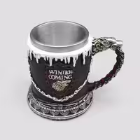 ماگ داخل استیل گرگ استارک مدل Winter is Coming کد Psg-150d1