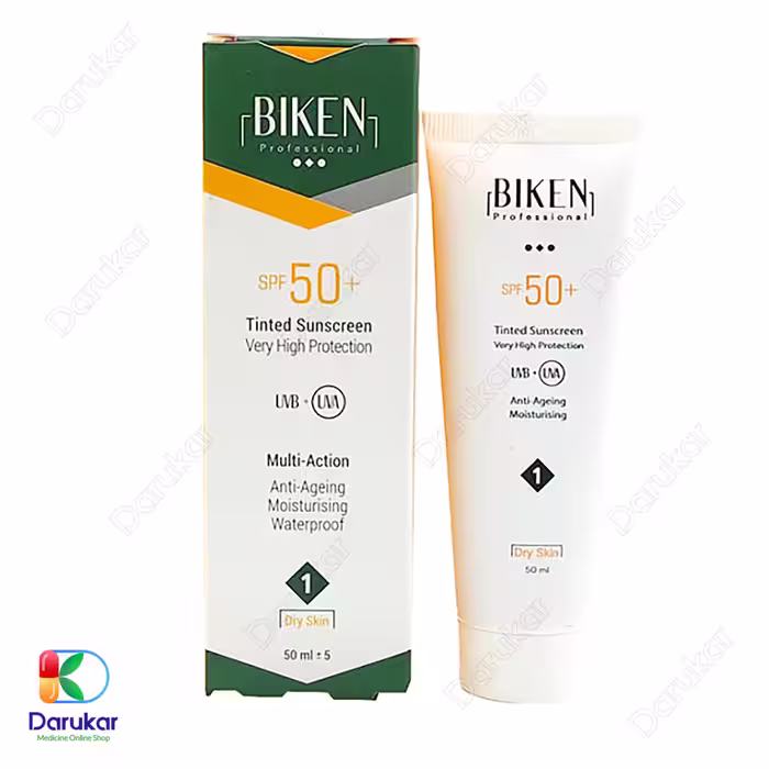 کرم ضد آفتاب رنگی پوست خشک بیکن SPF50