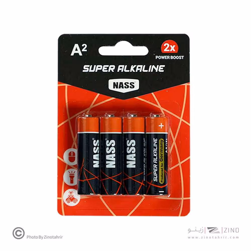 باتری قلمی سوپر آلکالاین4عددی ناس کد509