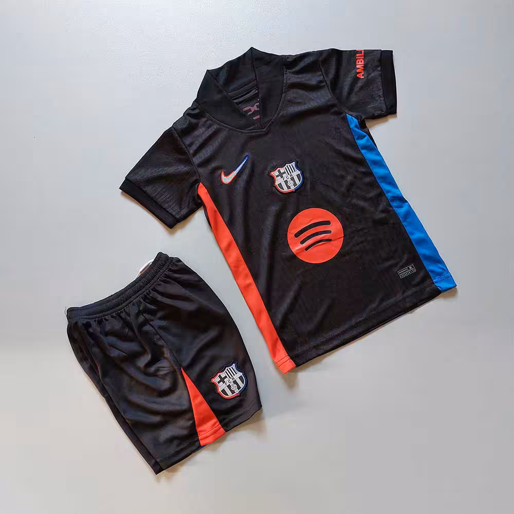 کیت دوم بارسلونا بچگانه 2025