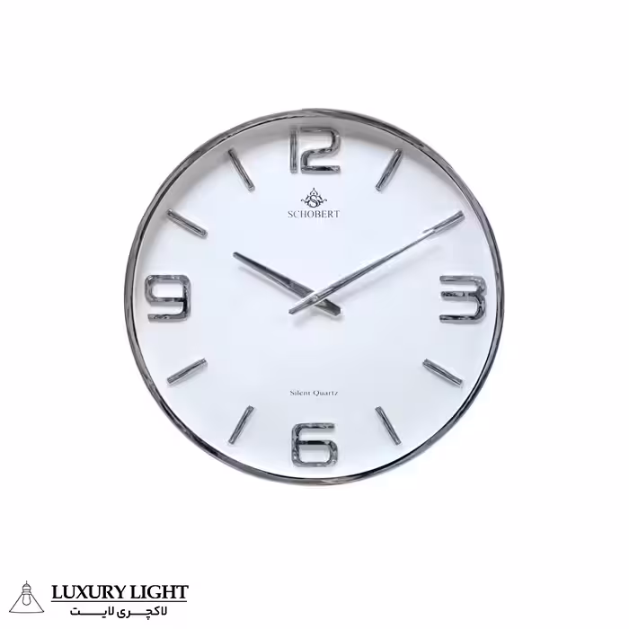 ساعت دیواری بزرگ سفید شوبرت مدل 5341 Q