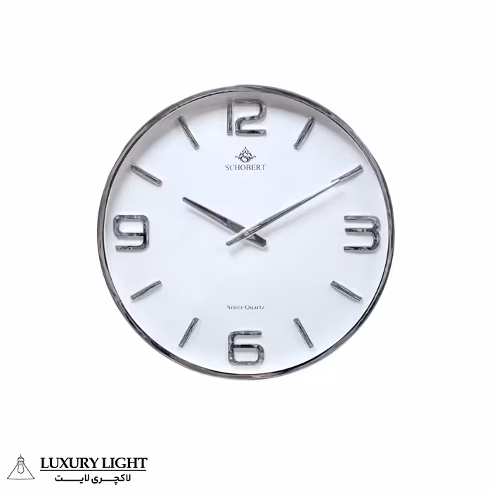 ساعت دیواری بزرگ سفید شوبرت مدل 5341 Q