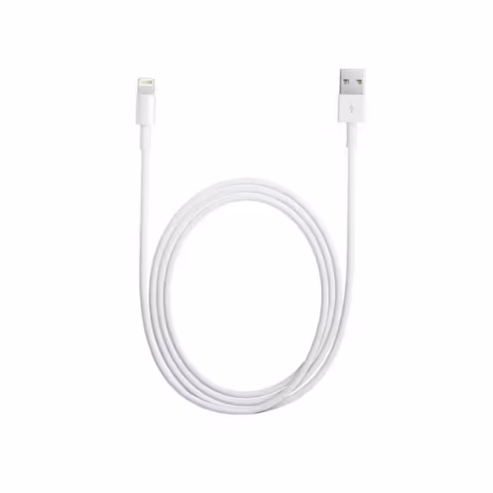 کابل شارژ اپل usb به لایتنینگ یک متری اصلی بدون پک