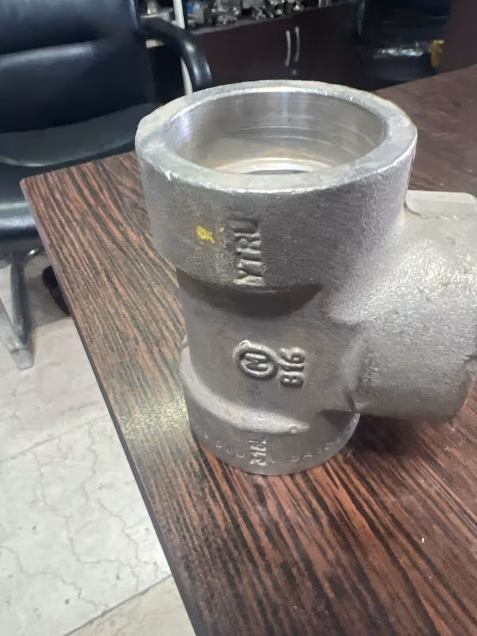 سه راه تبدیلی   دنده  سایز 1/2 1"به 1/2" اینج کلاس 3000 از جنسSA182F316/316L