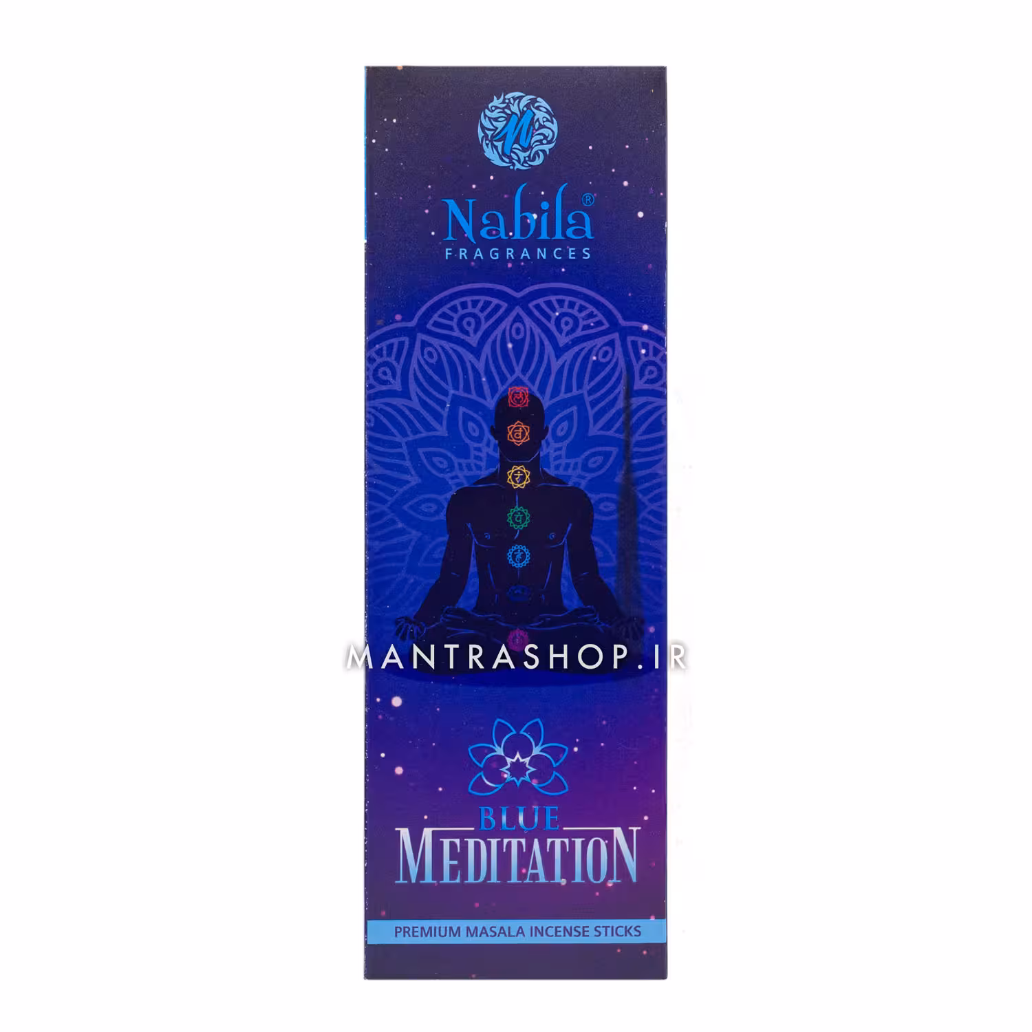 عود دست ساز هندی Blue Meditation برند Nabila (عود مدیتیشن)