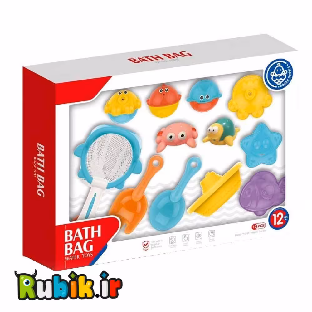 ست اسباب بازی ساحلی هانگر 12 عددی