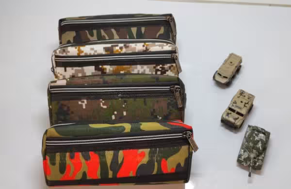 جامدادی 3 زیپ ارتشی اقتصادی عمده