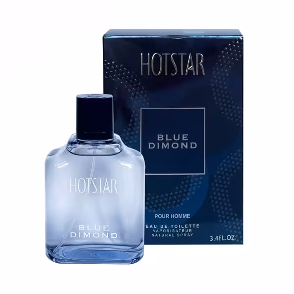 ادو تویلت مردانه دیموند هات استار Blue Dimond men حجم 100 میل - Hotstar