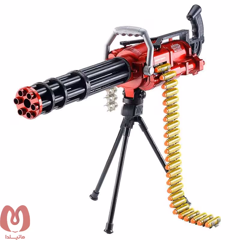 تفنگ پوکه پران شارژی مدل Gatlin کد 036