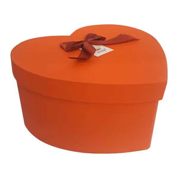 جعبه هدیه قلبی قرمز سایز 2