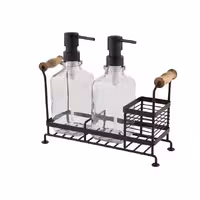 پمپ مایع ظرفشویی لیمون مدل دوقلو به همراه استند | کالا مکس