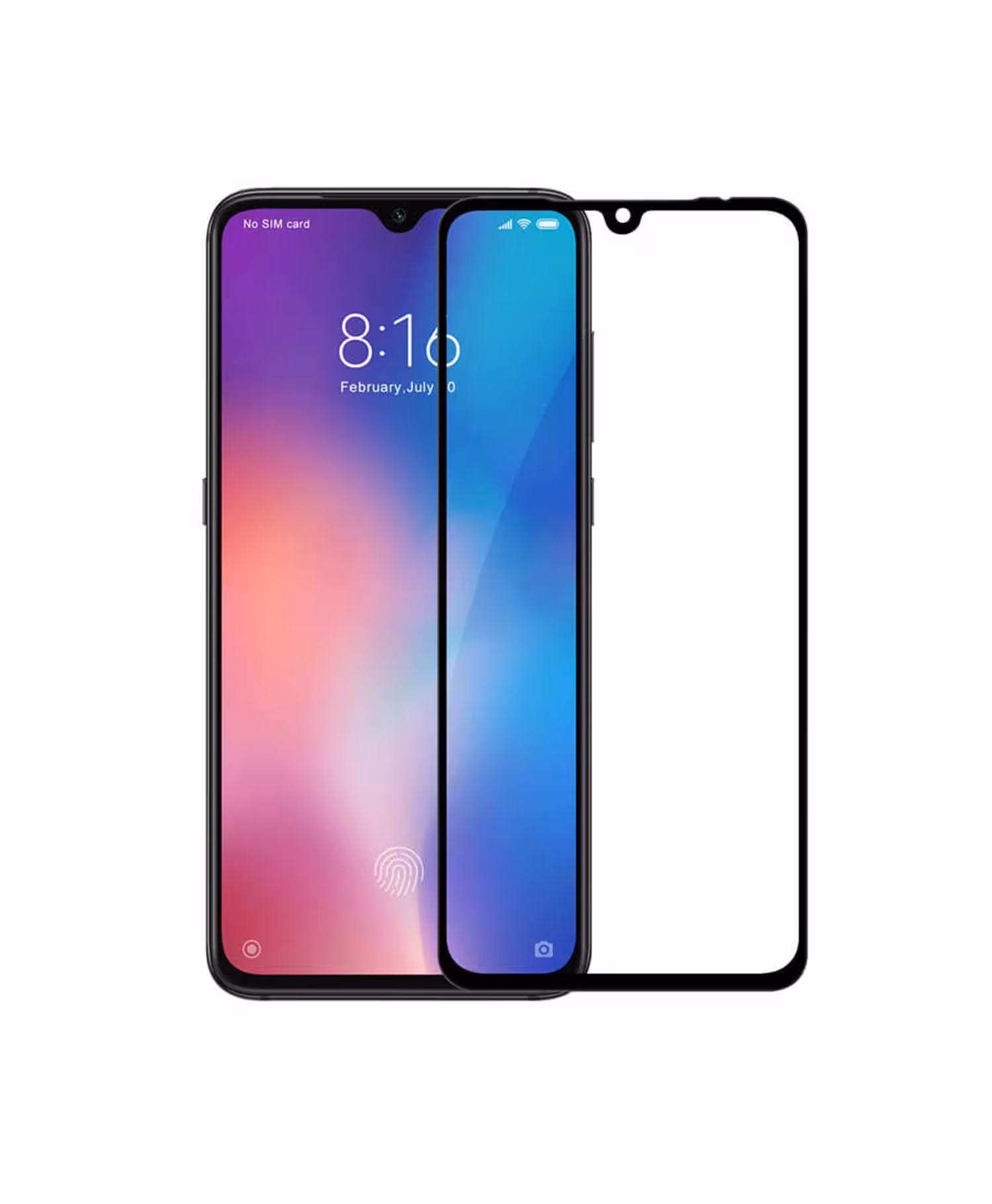 محافظ تمام صفحه نمایش شیشه ای Super D شیائومی Mi 9