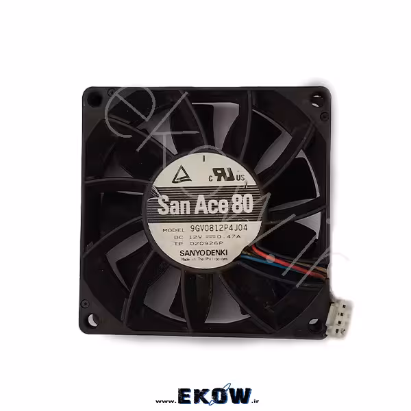 فن 8*8 SANACE 80 12v (فن SANACE 80 9GV0812P4J04 12V 0.47A )