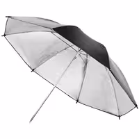 چتر نقره ای بازتابی دو لایه – به همراه ملایم کننده دریم لایت Dream Light Umbrella 90 cm/silver