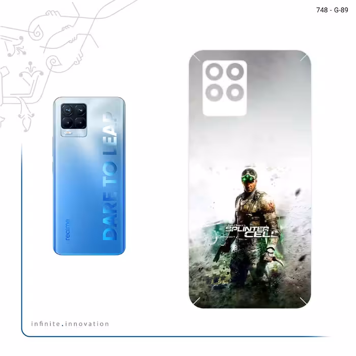 برچسب پوششی ماهوت مدل splintercell Game Series مناسب برای گوشی موبایل ریلمی 8 Pro