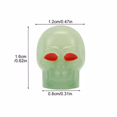 سر والف لاستیک مدل بدون باتری کد SKULL-CAR-MOTO-BE بسته 2 عددی