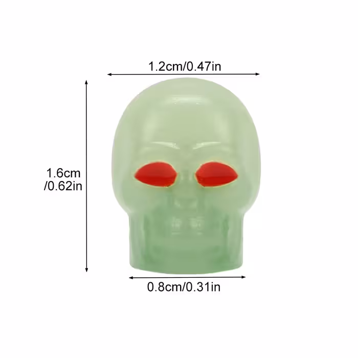 سر والف لاستیک مدل بدون باتری کد SKULL-CAR-MOTO-BE بسته 2 عددی