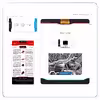 برچسب پوششی ماهوت مدل Black Printed Circuit Board مناسب برای تبلت سامسونگ Galaxy Tab 7.7 2011 P6800