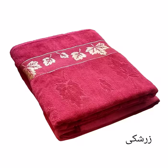 حوله حمام آلامع مدل برگ سایز 100×160 سانتی متر
