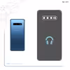 برچسب پوششی ماهوت مدل Minimal Headphone Icon مناسب برای گوشی موبایل سامسونگ Galaxy S10 Plus