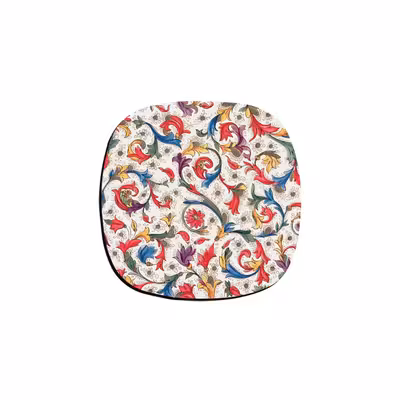 زیر لیوانی ترمه طراحان ایده مدل گل کد 2 مجموعه 6 عددی