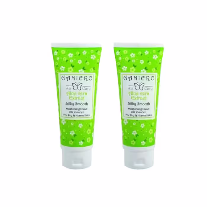 کرم مرطوب کننده گانیرو مدل Aloe vera حجم 75 میلی لیتر مجموعه 2 عددی