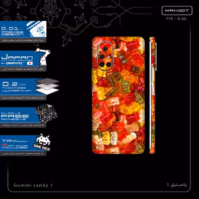 برچسب پوششی ماهوت مدل Gummi candy 1-FullSkin مناسب برای گوشی موبایل هوآوی Nova 8