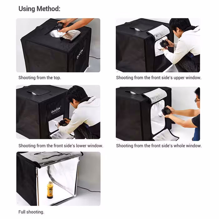 چادر عکاسی گودکس مدل LST-40 ابعاد 40×40 سانتی متر 