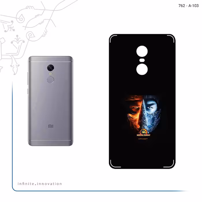برچسب پوششی ماهوت مدل Mortal Kombat Game Series مناسب برای گوشی موبایل شیائومی Redmi Note 4X