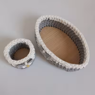 سبد قلاب بافی تریکو مدل پیراهن مردانه مجموعه 2 عددی