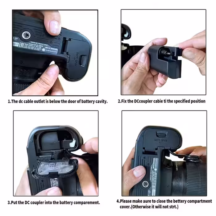 شارژر باتری دوربین مدل برق مستقیم EN-EL14-AC-EU