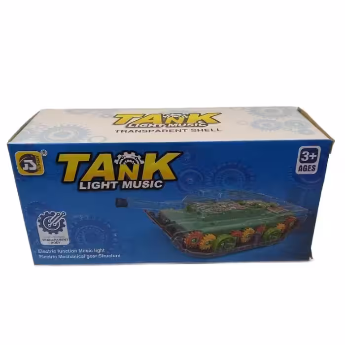 تانک بازی مدل موزیکال چرخدنده کد 1006