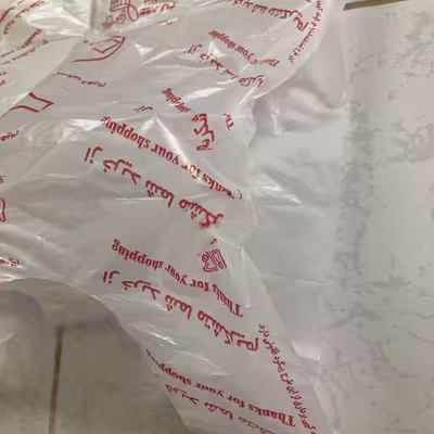 کیسه خرید مدل چاپ دار 65.55 بسته 50 عددی