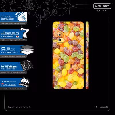 برچسب پوششی ماهوت مدل Gummi candy 2-FullSkin مناسب برای گوشی موبایل وان پلاس 9