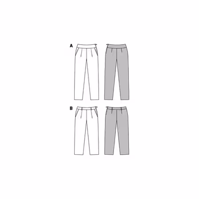 الگوی خیاطی شلوار زنانه بوردا استایل کد 7068 سایز 36 تا 48 متد مولر