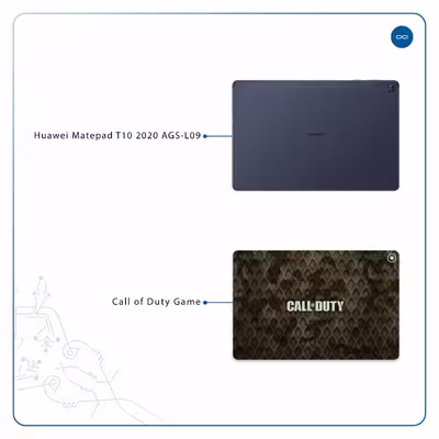 برچسب پوششی ماهوت مدل Call-of-Duty-Game مناسب برای تبلت هوآوی Matepad T10 2020 AGS-L09