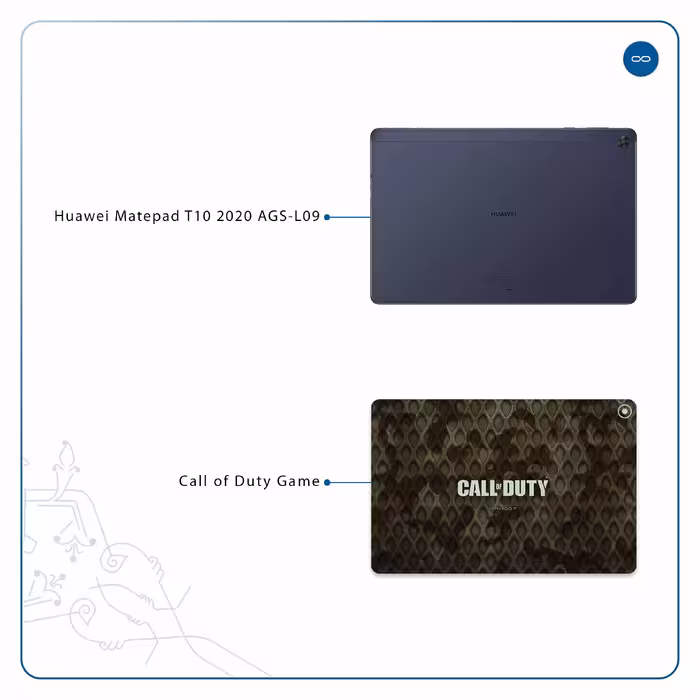 برچسب پوششی ماهوت مدل Call-of-Duty-Game مناسب برای تبلت هوآوی Matepad T10 2020 AGS-L09