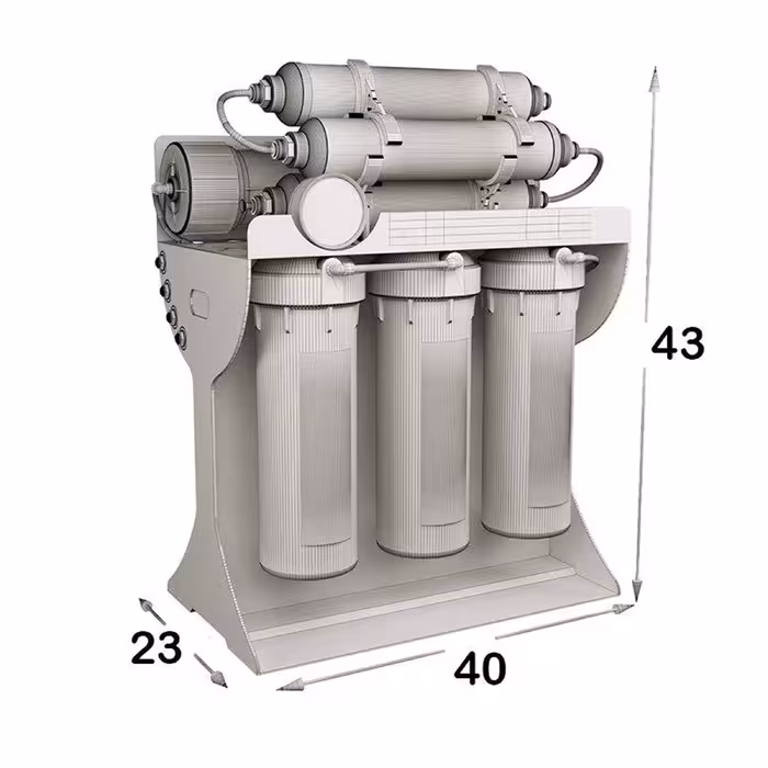 دستگاه تصفیه کننده آب آکوا مدل JW-07 به همراه فیلتر تصفیه آب کد 02 مجموعه 3 عددی