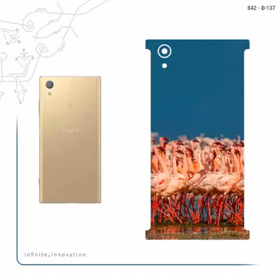 برچسب پوششی ماهوت مدل Flamingo مناسب برای گوشی موبایل سونی Xperia XA1 Plus