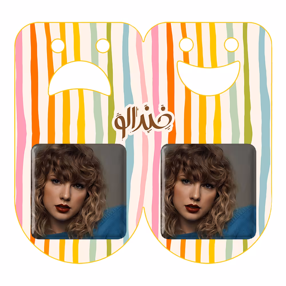 پیکسل خندالو مدل تیلور سوئیفت کد 2743 به همراه مگنت