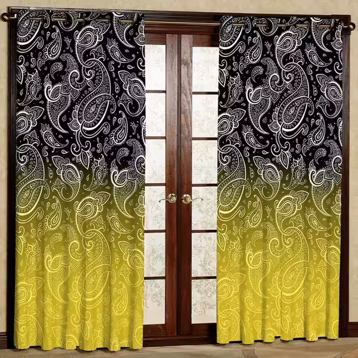 پرده مدل مخمل پانچی کد 7763 سایز 280x140 سانتی متر