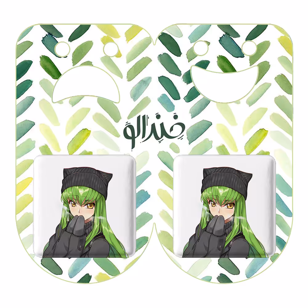 پیکسل خندالو مدل C.C سی سی انیمه مدل Code Geass کد 13080 به همراه مگنت