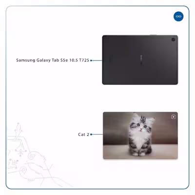برچسب پوششی ماهوت مدل Cat-2 مناسب برای تبلت سامسونگ Galaxy Tab S5e 10.5 2019 T725