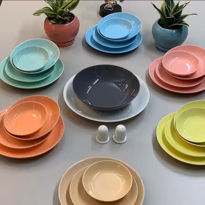 بشقاب غذاخوری مدل دیانا کلارا بسته 6 عددی