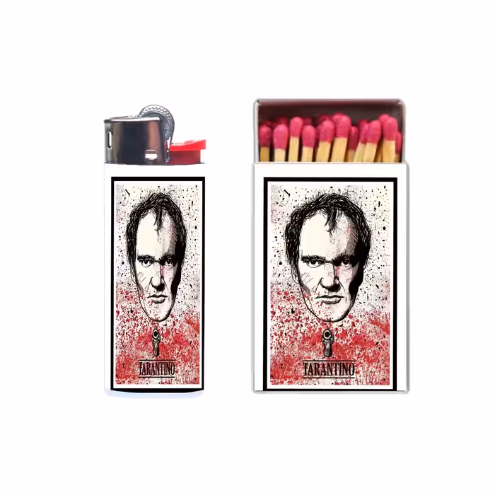 فندک مدل تارانتینو کد 1186 به همراه کبریت