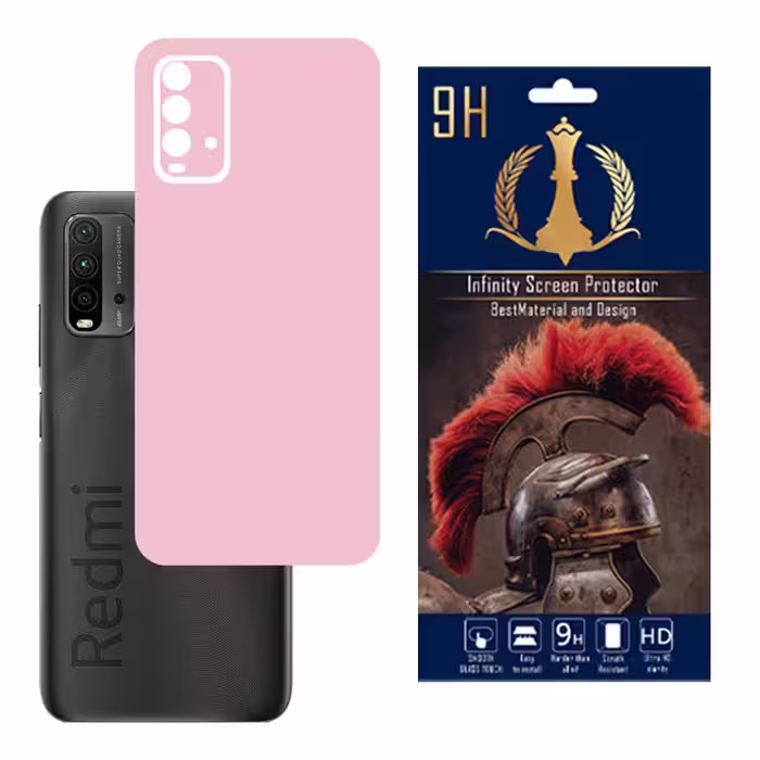 برچسب پوششی اینفینیتی مدل PRO MAX مناسب برای گوشی موبایل شیائومی REDMI 9T به همراه محافظ صفحه نمایش